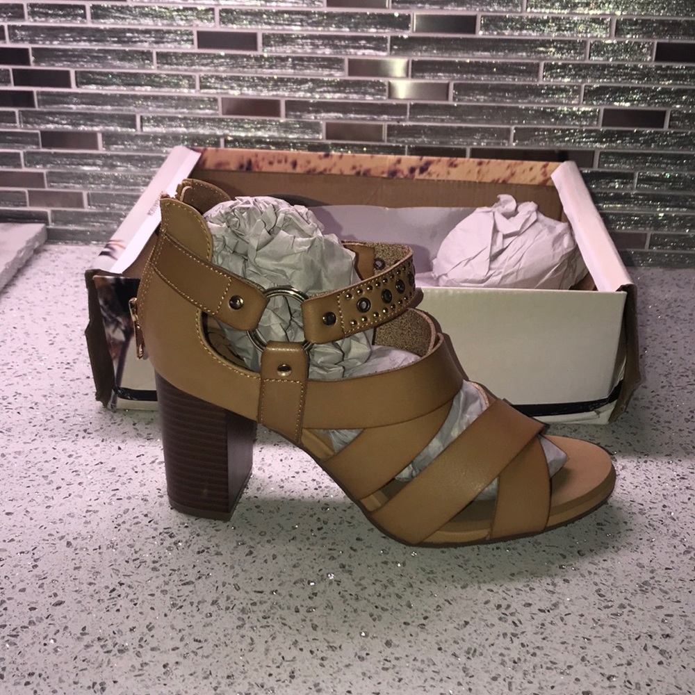 Strapy Harness Open Toe With Studs